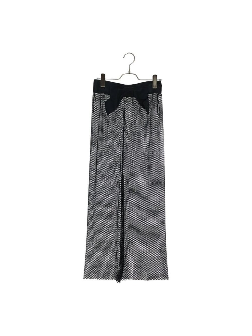 Chanel Mesh Skirt Black 34